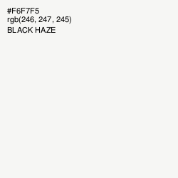 #F6F7F5 - Black Haze Color Image